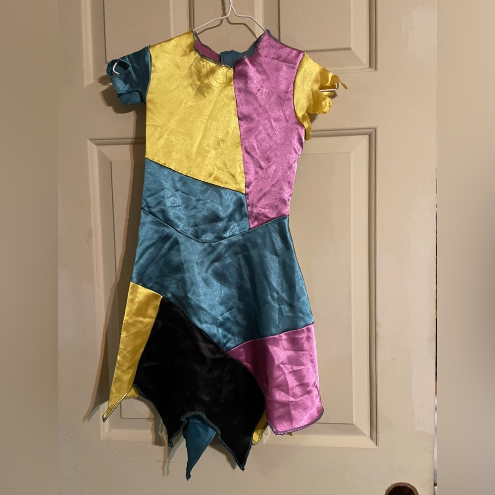 Colorful Patchwork Kids Sally Costume